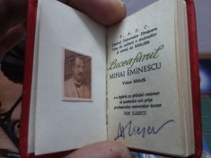 Carticica (carte mica) Luceafarul - Mihai Eminescu - de colectie foto