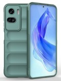 Husa Wave din Silicon compatibila Honor 90 Lite Anti-Shock, Verde, Oem