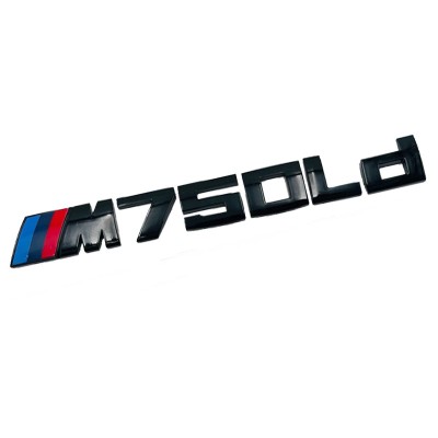 Emblema M 750Ld negru, pentru BMW foto
