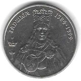 POLONIA 100 ZLOTI 1988 , QUEEN JADWIGA , XF+ , KM 183