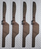 SET 4 Huse INDIVIDUALE Lansete si mulinete CRAP PROFL 195cm