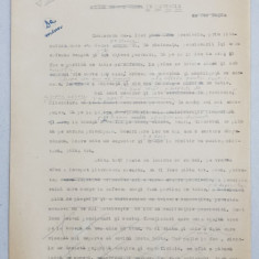 GEO BOGZA - IN PROVINCIE - ARTICOL PENTRU ZIAR , DACTILOGRAFIAT , CU CORECTURILE, MODIFICARILE SI ADAUGIRILE OLOGRAFE ALE AUTORULUI , 1935