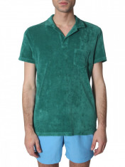 Camasa barbat ORLEBAR BROWN &amp;quot;THERRY&amp;quot; POLO T-SHIRT OB-270206-30 RAINFOREST Verde foto