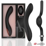 Vibrator Punctul G Wireless Watch Me Silicon Negru Anne&#039;s Desire