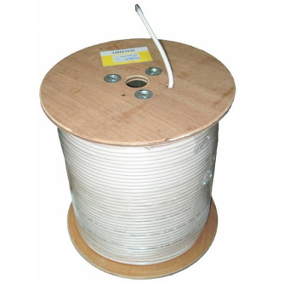 Cablu coaxial Cabletech, miez de cupru, ecran aluminiu, tambur 305 m foto