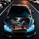 Cumpara ieftin Folie Capota Auto &quot;Hood Art&quot; rezistenta la exterior, marime M (165 x 120cm) - Cod: AVX-CAPOTA-022M, AVEX