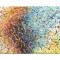 Tablou celebru gigant pictat manual birou, living, Compozitie abstracta, 140x70cm ulei pe panza, reproducere Jackson Pollock