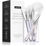 Notino Spa Collection Skincare brush set with stand set de pensule pentru &icirc;ngrijirea pielii