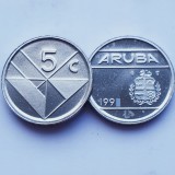 3262 Aruba 5 cents 1991 Beatrix / Willem-Alexander km 1 aUnc-UNC