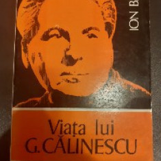 Viata lui G. Calinescu - Ion Balu