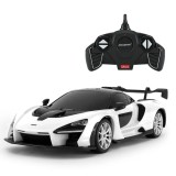 MASINA CU TELECOMANDA MCLAREN SENNA ALB CU SCARA 1 LA 18