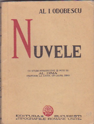 AL.I. ODOBESCU - NUVELE ( 1936 ) foto