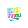 Set 18 bigudiuri spiralate, 2 carlige par, flexibile, multicolor, Oem