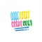 Set 18 bigudiuri spiralate, 2 carlige par, flexibile, multicolor
