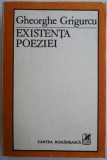 Existenta poeziei &ndash; Gheorghe Grigurcu