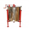 Centrifuga manuala apicola, extractor miere din inox cu 4 rame