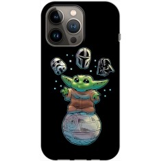 Husa compatibila cu Apple iPhone 11 Pro Baby Yoda, Silicon, TPU, Viceversa