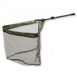 Minciog telescopic DAM Crosspower Landing Net, dimensiune cap 50x50x40 cm, ochi 6 mm, cauciuc, 2 tronsoane, lungime 1.9 m