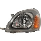 Far Toyota Yaris (CP10) 04.1999-03.2003 TYC partea Stanga, tip bec H4 cu motoras, versiunea japoneza