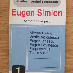 SCRIITORI ROMANI COMENTATI-EUGEN SIMION-R5A