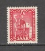 Saarland.1949 1 an Universitatea Saarbrucken SS.505, Nestampilat