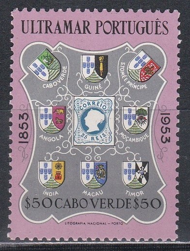 Capul Verde 1953 - Centenarul timbrelor portugheze, MNH