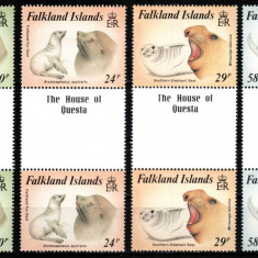 Falkland 1987, Mi #464-467**, fauna, foci, MNH! Cota 39 €!