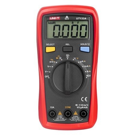 multimetru digital, UNI-T, UT133A, 600mV-0.6kV, 600&micro;A-10A