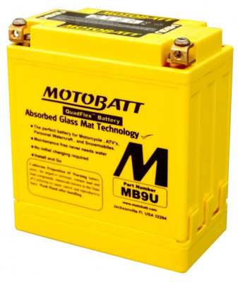 Baterie Moto Motobatt 11Ah 140A 12V MB9U foto
