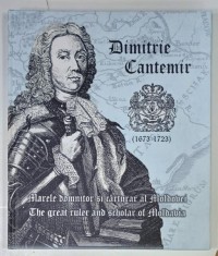 DIMITRIE CANTEMIR ( 1673 - 1723 ) , MARELE DOMNITOR SI CARTURAR AL MOLDOVEI , 350 DE ANI DE LA NASTERE , ALBUM FILATELIC ANIVERSAR , TEXT IN ROMANA