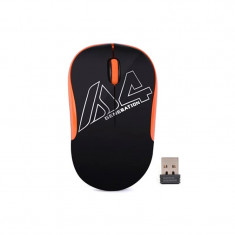 Mouse A4TECH wireless negru / portocaliu G3-300N-BO foto