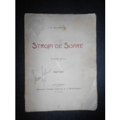 B. Nemteanu - Stropi de soare (1915, prima editie, necesita relegare)