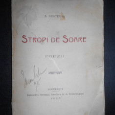 B. Nemteanu - Stropi de soare (1915, prima editie, necesita relegare)