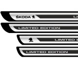Set Protectii Praguri Gri - Skoda
