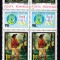 ROMANIA 1973 LP 834 ZIUA MARCII POSTALE ROMANESTI - SURUGIU BLOC DE 4 TIMBRE MNH