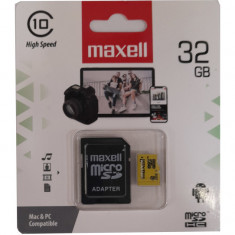 Card micro SDHC 32GB clasa 10 Maxell