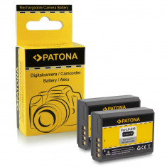 Pachet 2x Acumulator Patona LP-E10 pentru Canon EOS 1100D EOS Rebel T3 860 mAh