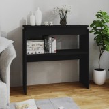 VidaXL Masă consolă, negru, 80x30x80 cm, PAL