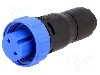Conector circular, mama, 2 pini, BULGIN - PX0410/02S/4550