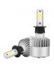 Set 2 leduri H3 COB Canbus, 4300K, putere 72W, luminozitate 8000 Lm, 12V - 24V