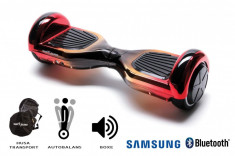 Hoverboard Smart Balance? Premium Brand, Regular Sunset, roti 6,5 inch Bluetooth, baterie Celule Samsung, Boxe incorporate, AutoBalans, Geanta de t foto