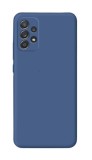 Husa din silicon compatibila cu Samsung Galaxy A33 5G silk touch, Navy Blue, Oem