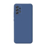 Husa din silicon compatibila cu Samsung Galaxy A33 5G silk touch, Navy Blue