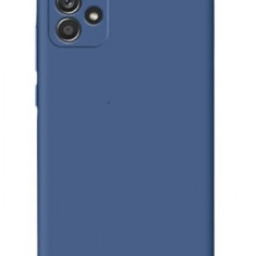 Husa din silicon compatibila cu Samsung Galaxy A33 5G silk touch, Navy Blue