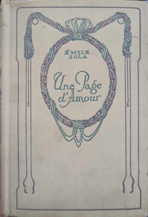 UNE PAGE D&#039;AMOUR-EMILE ZOLA-204950