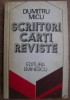 Dumitru Micu - Scriitori, carti, reviste