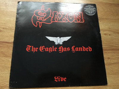 SAXON - THE EAGLE HAS LANDED (1982,CARRERE,UK) vinil vinyl foto