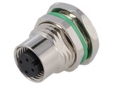 Soclu M12 4P IP67 250V