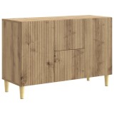 vidaXL Bufet Stejar Artizanal 89 x 34,5 x 60 cm Lemn prelucrat 894664