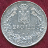 250 lei 1941 Mihai I Regele Rom&acirc;nilor - moneda nr. 2 Nihil Sine Deo